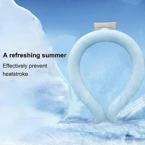 Wearable Cooling Neck Wraps PCM Cooling Neck Wraps Reusable Phase Change Cooling Device Neck Cooler for Hot Summer Use