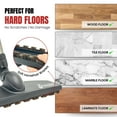 thumbnail image 3 of for Miele Hardwood Floor Brush Head – 12” Parquet Twister with Soft Horsehair Bristles, 360° Swivel Vacuum Attachment for Hard Floors – Compatible with Miele C1, C2, C3 Canister Vacuums, 3 of 7