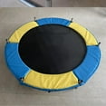 thumbnail image 2 of Tapis de Remplacement pour Trampoline, Couverture de Bord Résistante à l'Eau et à l'Eau pour Cadres de Trampoline Ronds Jaune Bleu 1,5m, 2 of 8