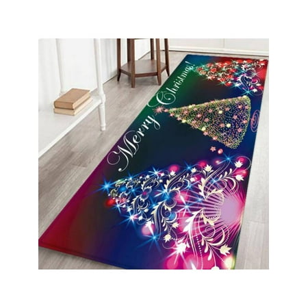 Ropalia Christmas Santa Claus Anti Slip Kitchen Floor Mat Decor