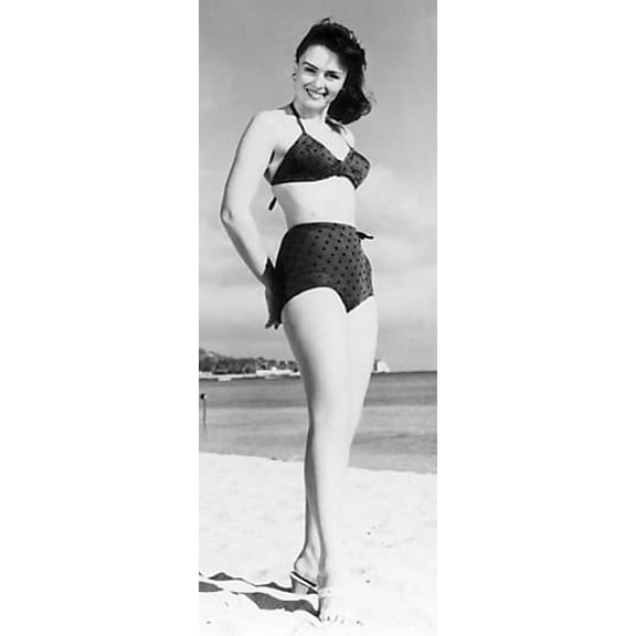 Donna Reed - Standing on the Beach Photo Print (8 x 10)