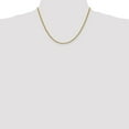 thumbnail image 2 of 14k Yellow Gold 2.5mm Solid Plain Rope Chain w/ Lobster Clasp 18", 2 of 5