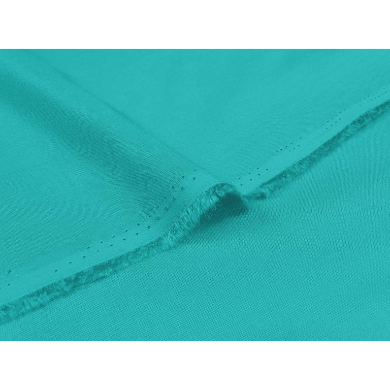 Soimoi Rayon Turquoise Green SewingFabricBy The Yard Solid Diy Clothing  Sewing Supplies 40 Inch Wide 