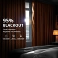 thumbnail image 3 of Half Price Drapes Signature Burnt Pumpkin Velvet Blackout Curtains For Bedroom(1 Panel), 50WX 84L, 3 of 11