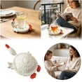 thumbnail image 2 of Win s Way Handmade Crochet White Goose Coasters Cute Drink Coaster 1 Piece for Coffee Table Tabletop Protection Home Decor, 2 of 8
