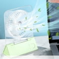 thumbnail image 3 of Transparent Desktop Fan, Quiet and Magnetic Wall Mounted Design 4 Wind Speed Clear Magnetic Portable Fan for Daily Home Camping, 3 of 7