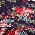 thumbnail image 5 of Richie House Little Girls Iris Purple Floral Ruffling Dress 2, 5 of 7