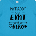 thumbnail image 4 of Inktastic My Daddy is an EMT and a Hero Boys or Girls Baby T-Shirt, 4 of 5