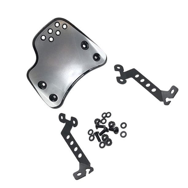 Protección de pantalla de parabrisas de motocicleta Riwesomey para Silver Accesorios para motos Plata