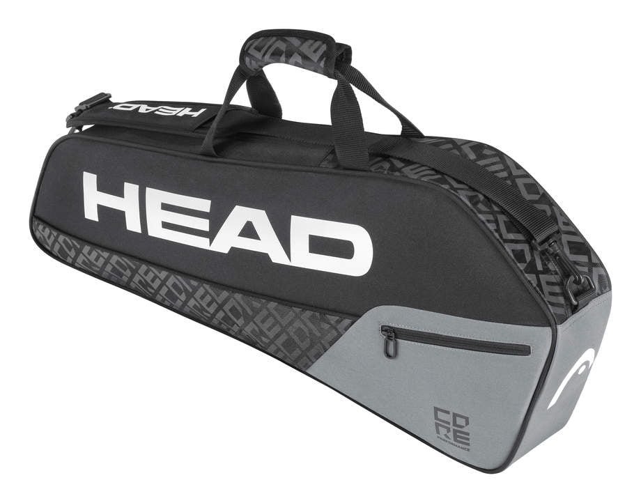 HEAD Core 3 Racket Pro Pack Case Sack Holdall Unisex Tennis Zip Sport Storing 