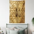 thumbnail image 4 of Moroccan Tapestry, Main Gates of Royal Palace in Marrakesh Morocco Travel Tourist Attraction Photo, Wall Hanging for Bedroom Living Room Dorm Decor, 40W X 60L Inches, Pale Brown, by Ambesonne, 4 of 5