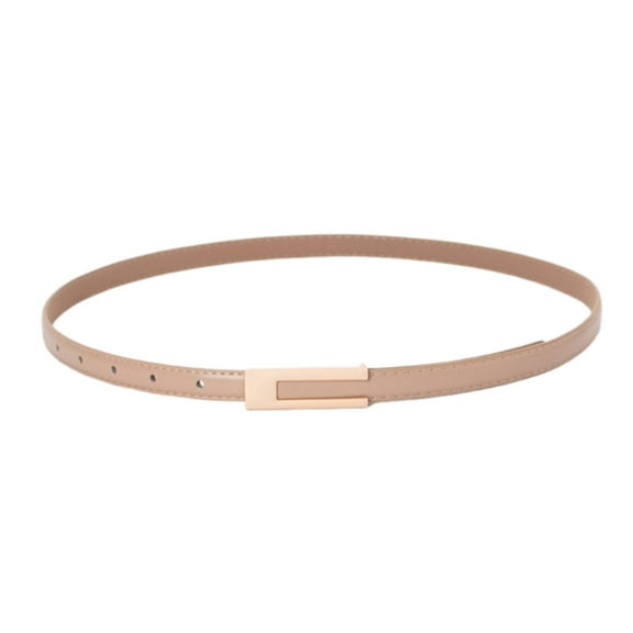 AUQ Belt,Simple and Stylish Metal Buckle Belts for Women,High-Quality Genuine Leather Material Versatile and Multipurpose Western Outfit for Women,41In