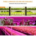 thumbnail image 4 of Barre Lumineuse pour Plantes d'Intérieur, 42-168LED Lampe de Culture Spectre Complet Alimentée par USB, 5 Niveaux de Réglage, Allumage/extinction Automatique, Compatible Partout Plantes d'Intérieur, 4 of 7