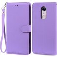 thumbnail image 1 of For Xiaomi Redmi 5 Plus Case Redmi 5 Shockproof Wallet Flip Case for Xiomi Redmi 5 plus 5plus Phone Cases Leather Fundas Shell Light Purple -Strap For Redmi 5, 1 of 6