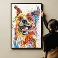 thumbnail image 6 of Bohemian Dog Canvas Wall Art Prints,Watercolor Dog Art Canvas Painting Poster,Pet Canvas Painting Puppy Artwork 8x12 inches, 6 of 6