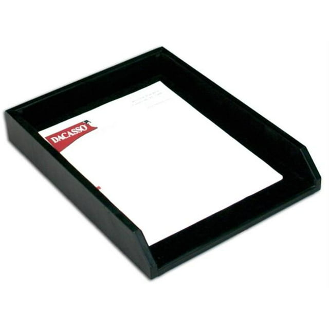 Dacasso Leather Front-Load Letter Tray