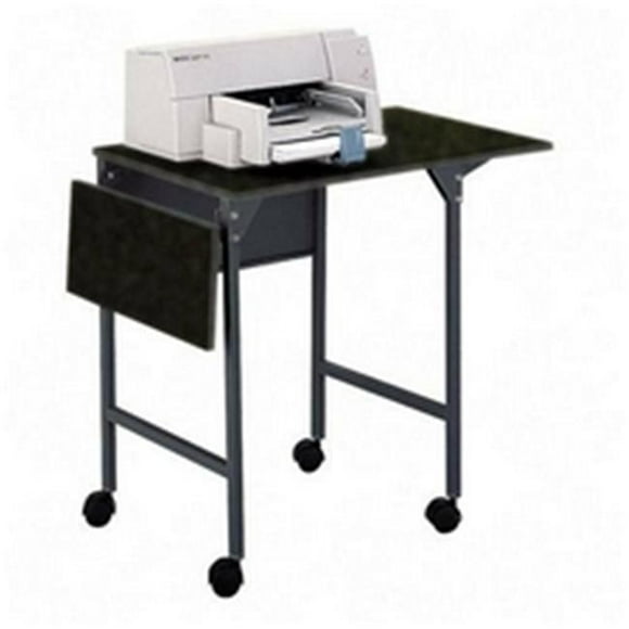 Support de Machine avec Feuilles en Noir