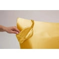 thumbnail image 2 of Swift Home 6-Piece Satin Pillowcase Gift Set with Eye Mask and Scrunchies, Gold, 2 of 5