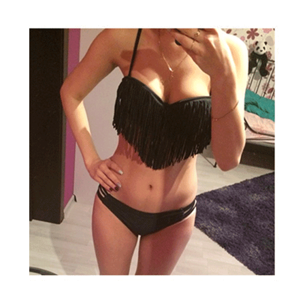 fringe bikini top