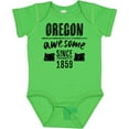 thumbnail image 3 of Inktastic Oregon Awesome Since 1859 Boys or Girls Baby Bodysuit, 3 of 5