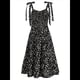 thumbnail image 2 of Vestido de Verano Informal con Escote en V, Color Negro, Talla S, 2 of 10