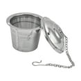 thumbnail image 2 of ESTINK Tea Strainer,Tea Ball,Tea Strainer Barrel Shaped Stainless Steel Loose Tea Steeper Tea Infuser With Saucer For Loose Leaf Tea Coffee, 2 of 8