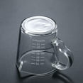 thumbnail image 4 of Small Espresso Glass with Handle,1 * Espresso coffee cup with scale,Transparent color, 4 of 7