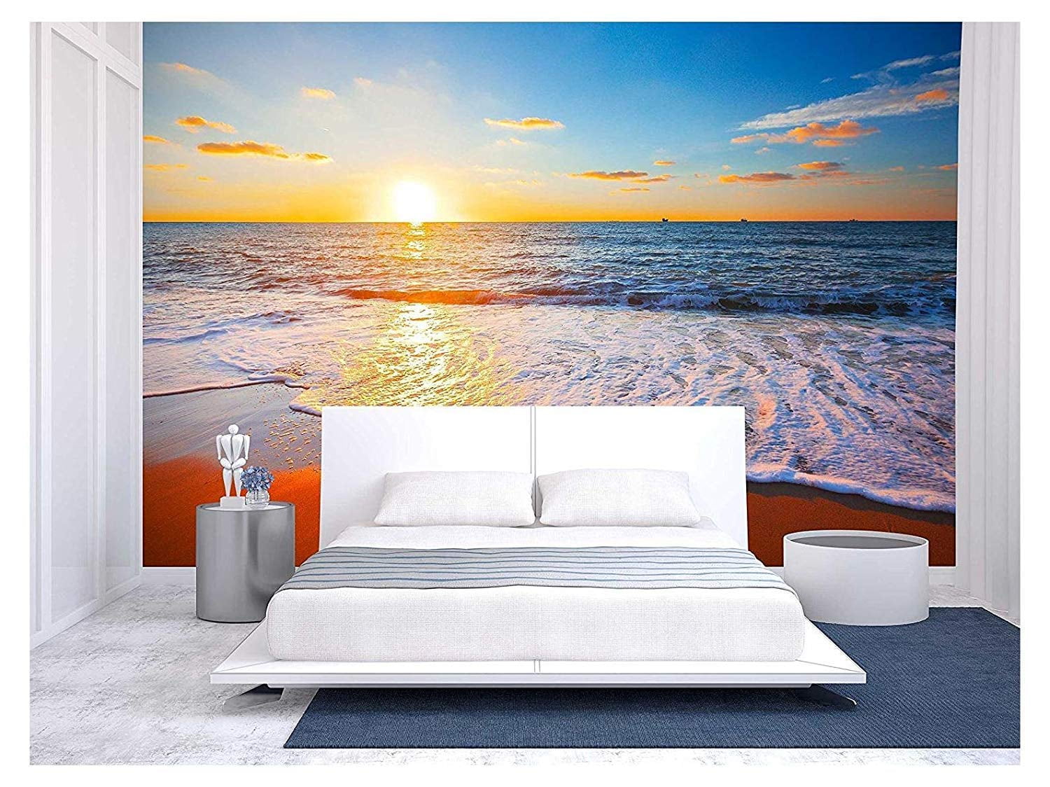 Wall26 Sunset and Sea Removable Wall Mural Selfadhesive Large