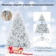 thumbnail image 5 of Árbol de Navidad Costway 1,8m Abeto Artificial con Base de Metal Plata, 5 of 7
