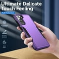 thumbnail image 3 of for Galaxy S21 FE 5G Case,Samsung S21 FE Case,with Screen Protector [Military Grade Drop Tested] Heavy-Duty Tough Rugged Shockproof Protective Case for Samsung Galaxy S21 FE 5G, Purple, 3 of 11