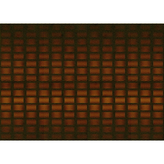 Ahgly Company Machine Washable Indoor Rectangle Transitional Dark Bronze Brown Area Rugs, 5' x 7'