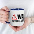 thumbnail image 5 of CafePress - Warning Spontaneous Singing - 11 oz Ceramic Mug - Novelty Coffee Tea Cup, 5 of 6