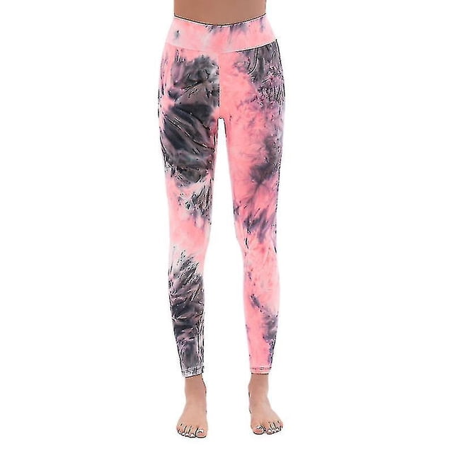 Butt Lift Printed Leggings Workout Body Building Tie Dye Yoga High WaistXL