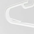 thumbnail image 6 of IRIS Clothes Hangers, Durable Flexible Plastic Hangers with Shoulder Grooves & Accessory Hooks, White, 50 Pack, 6 of 6