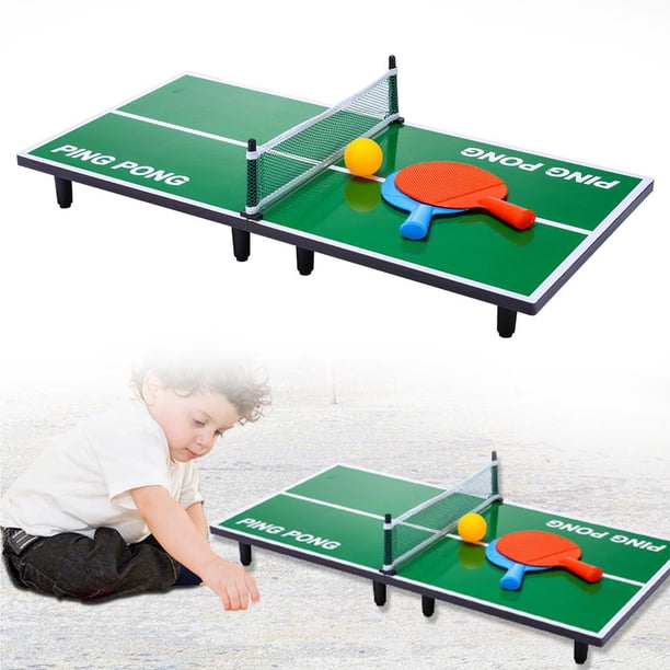 transemion Petite Table de Ping-Pong Pliable Table de Tennis pour Enfants Table Portable en Bois Jouets Éducatifs pour Enfants avec Raquette et Balle transemion Petite Table de Ping-Pong Pliable Table de Tennis pour Enfants Table Portable en Bois Jouets Éducatifs pour Enfants avec Raquette et Balle