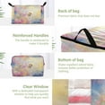 thumbnail image 4 of BZSMCE Under Bed Storage Bags With Reinforced Handles Watercolor Dandelion Painting Underbed Storage, 4 of 7