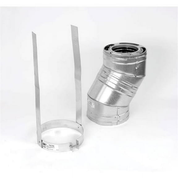 M & G Duravent 6DP-E30SS  Dura-Vent DuraPlus 6 Inch  diameter 30 degree Elbow Kit