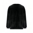 thumbnail image 7 of yillto Women Plus Size Fleece Sweatshirt Fuzzy Sherpa Crewneck Pullover Long Sleeve Shirts with Pockets, 7 of 7