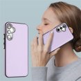 thumbnail image 2 of ELEHOLD Leather Case For Samsung Galaxy A54 5G,Premium Leather Material Slim Lightweight Camera Protection Full Body Shockproof Luxury Case,Purple, 2 of 5