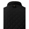 thumbnail image 5 of NE PEOPLE Women’s Quilted Vest – Lightweight Sleeveless Full Zip Up Casual Stand Collar Padding Gilet Jacket with Pockets NEWV40 Black M, 5 of 6