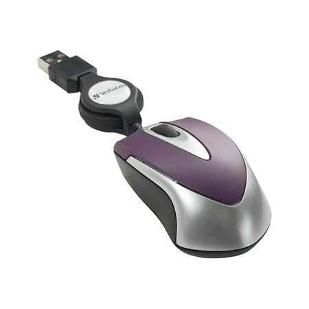 VERBATIM MINI TRAVEL OPTICAL MOUSE-PURPLE