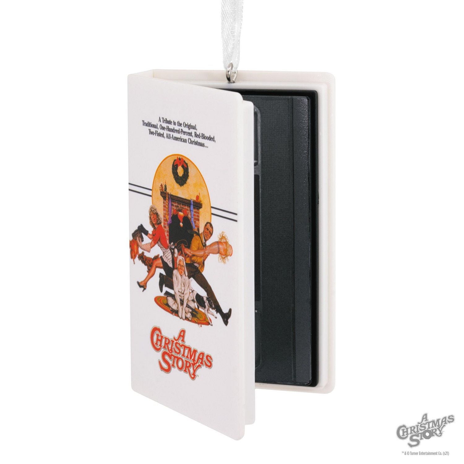 Hallmark A Christmas Story Retro Video Cassette Case Christmas Ornament