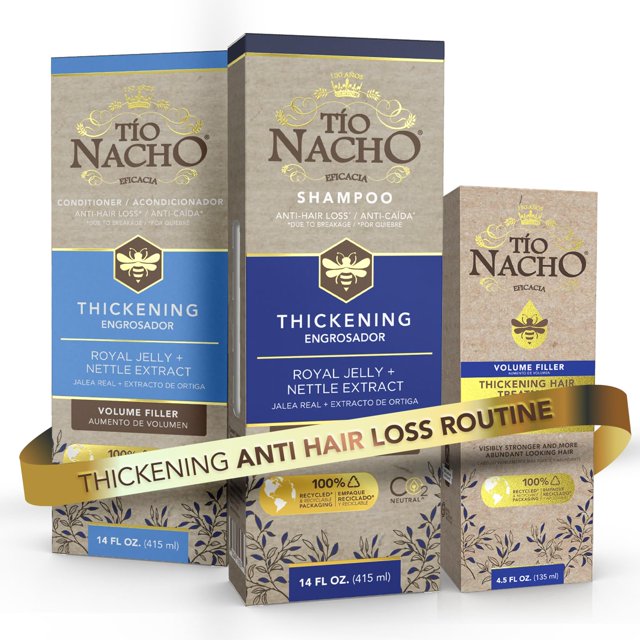 Champú espesante y acondicionador Tio Nacho Hair Care Bundle