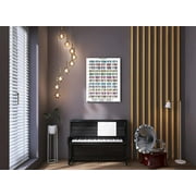 QMG Piano Chord & Scale Chart - Waterproof Polypropylene, Size: 24”x 30”