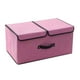 thumbnail image 3 of Caja de almacenamiento de lino de algodón caja de almacenamiento de tela tapa doble a prueba de polvo para guardarropa ANGGREK Otros, 3 of 8