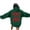 Dark Green, variant on Women's Oversized Sweatshirts Letter Print Hoodies Fall Long Sleeve Sweaters Pullover Y2k Clothes