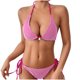 thumbnail image 1 of Trajes de Baño para Mujeres Sexy Tubo de Color Sólido Correa Superior Bikini, Traje de Baño Dividido para la Playa Y la Piscina, 1 of 9