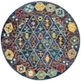 thumbnail image 6 of SAFAVIEH Aspen Joyce Geometric Wool Area Rug, Navy/Gold, 5' x 8', 6 of 8