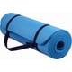 thumbnail image 1 of Everyday Essentials - Esterilla de yoga (1/2 pulgadas, extra gruesa, alta densidad, con correa de transporte, color azul, 1 of 26