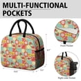 thumbnail image 6 of Womens Pioneer Flower Floral Print Pattern Lunch Box for Work,Insulated Lunch Bag for Women,Loncheras Para Mujer,Leakproof Adult Lunch Bag for Work,Beach,Travel,Picnic,Camping, 6 of 6